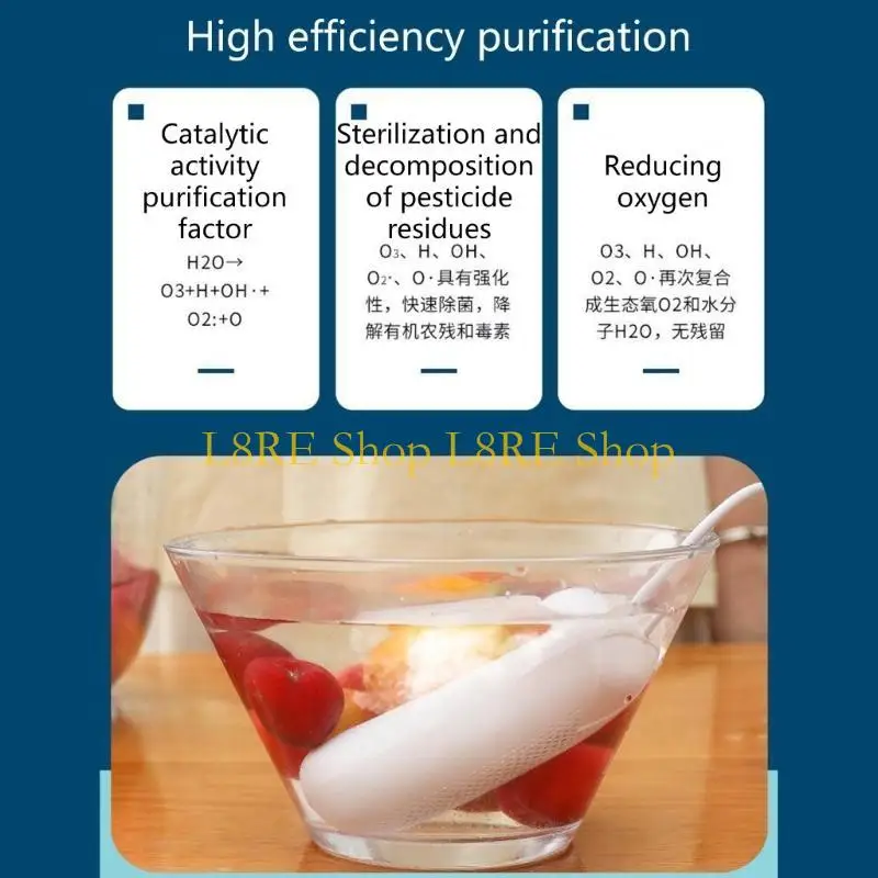 l8reポータブル食器洗い機野菜洗濯機カプセルシェイプ野菜クリーナー