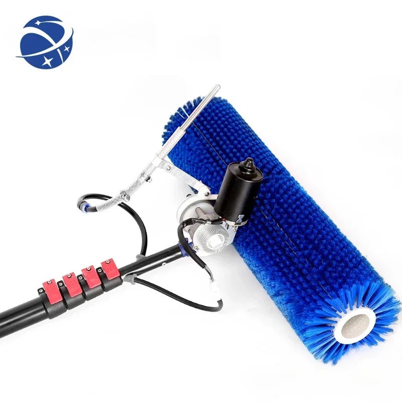 

YYHCSSS High Quality Long Handled Solar Panel Cleaner Brush Rolling Dry Water Cleaning Solar Panels