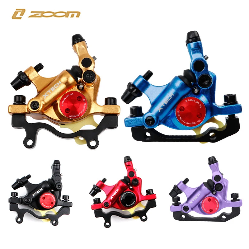 ZOOM HB100 Bike Hydraulic Disc Brake MTB Mountain Road Bicycle Hydraulic Oil Line Pulling Disc Brake XTECH Front & Rear