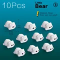 10pcs White Bear