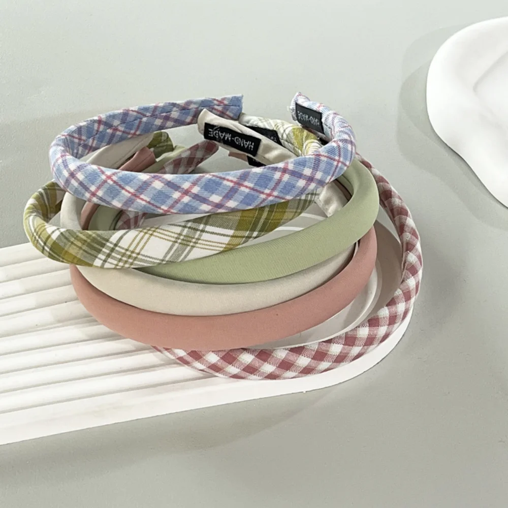 Обруч для волос в клетку для девушек