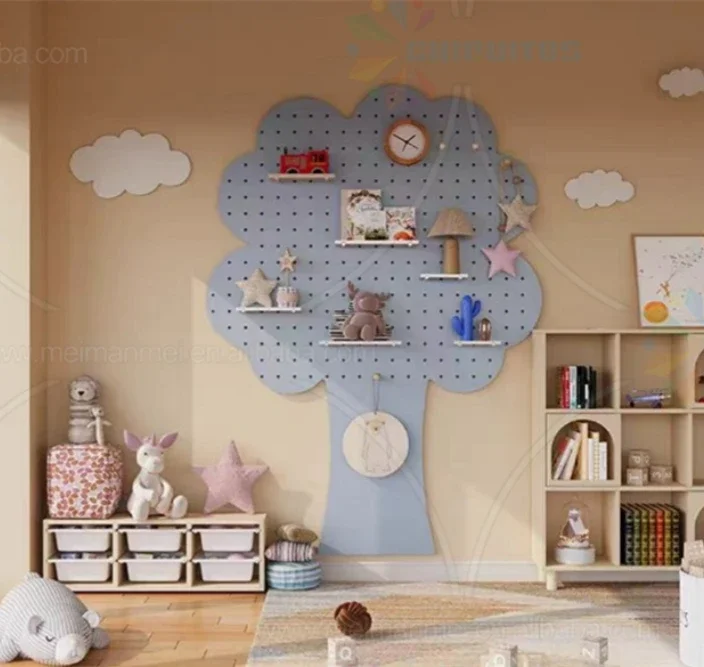 

Настенная полка-стеллаж Chiquitos Modern Kids Library в форме дерева для хранения, для гостиной, спальни, столовой, школы, настенная панель для хранения