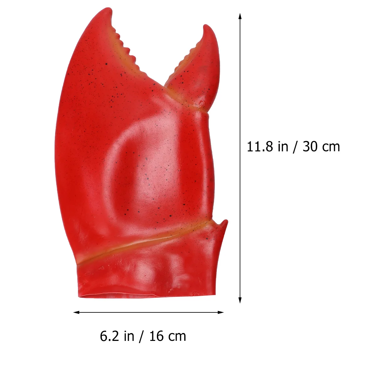 

1Pair Crab Claw Warm Latex Gloves Cartoon Style Soft Comfortable Gloves Fun Hand Ornament Perfect Video Chat Party Use