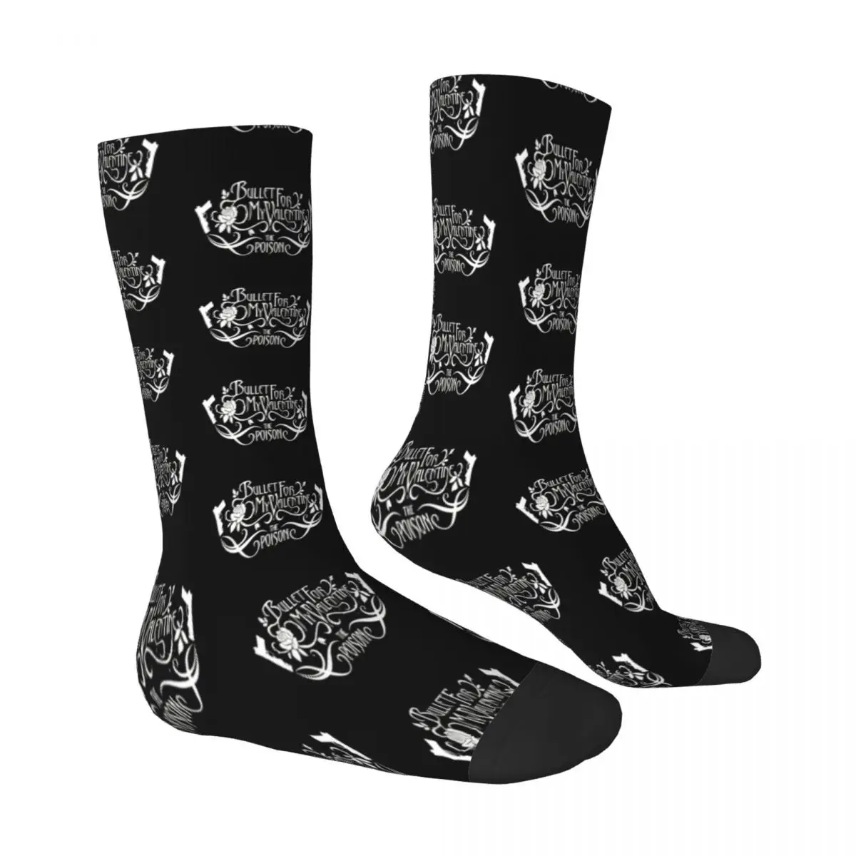 Bullet For My Valentine Heavy Metal Band Best Socks Male Mens Women Winter Stockings Hip Hop