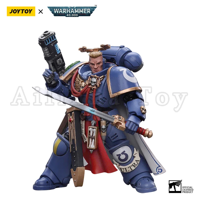 Joytoy 1/18 Actiefiguur 40K Primaris Kapitein Met Krachtig Zwaard En Plasmapistool Anime Militair Model