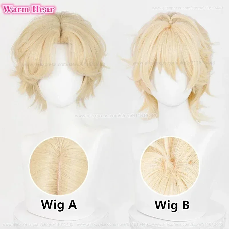 New! Unisex Till Luka Ivan Sua Mizi Synthetic Heat Resistance Hair Halloween Party Cosplay Anime Wigs + Wig Cap ir;l5