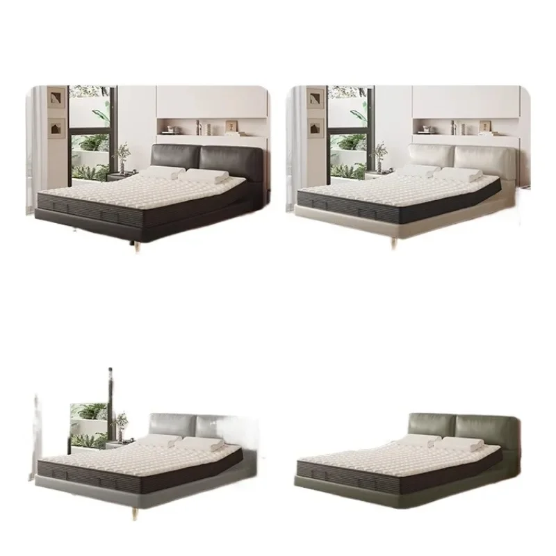 Smart electric bed, multi-functional lifting suspended bed, zero gravity massage coaxing double bed