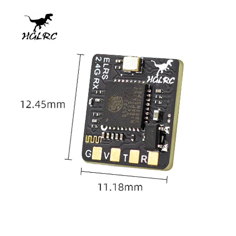 Hglrc Drones de Longo Alcance, Atualizar Taxa, Avião RC, FPV, Peças DIY, 2.4g Receptor, 500mhz, 3.0