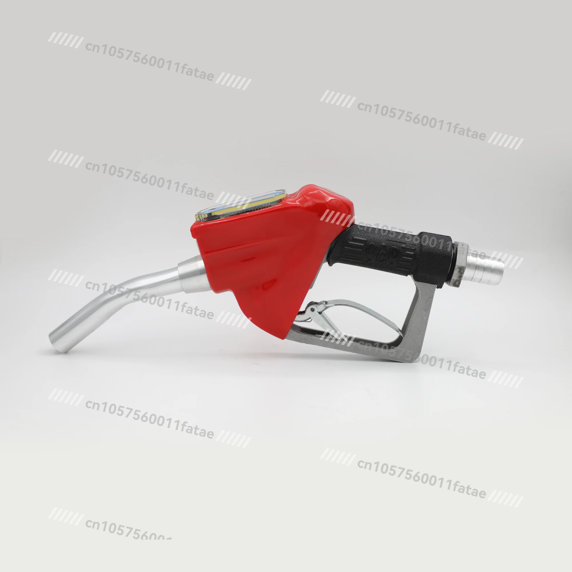 

Electric display digital fuel nozzle with flow meter