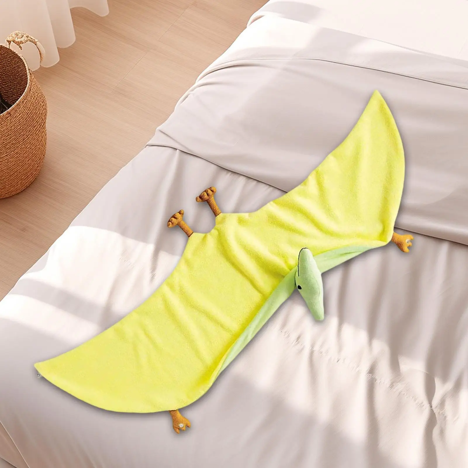 Wearable Blanket Soft Cute Dinosaur Animal Blanket Comfort Shawl Wrap For Boys Girls Home Bedroom Bathroom Birthday Halloween view 4