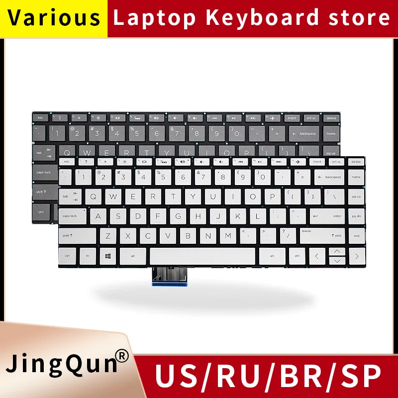 Replacement New For HP Spectre x360 HP 13-AC 13-AE 13-W 13-AP 13-AE 13-W/133/136 TPN-I128 Q178 Q199 Q214 Keyboard Backlit US