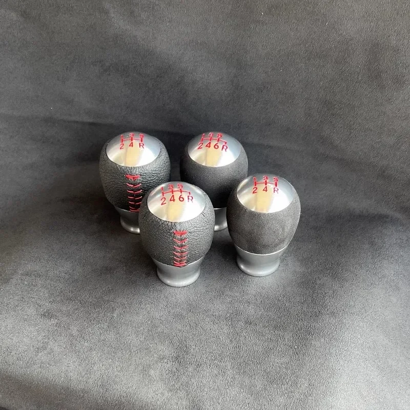 

New 345g Anti Fur Leater 5 6 Speed Gear Shift Knob For Honda Civic TYPE R FK8 FL5 Fit GK5 GR9 Water Drop Shape