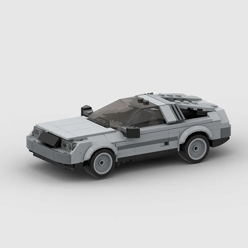 MOC Building Block Small Particles Racing Vehicle Educational Toy Compatible with LegoModel Assembly for Foreign Trade Wholesale