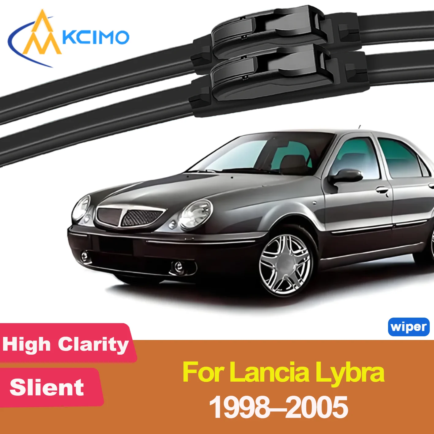 

2PCS New Front Windshield Wiper Blade for Lancia Lybra 839 1998-2005 Front Windshield Auto Wipers Blade Accessories 2005 2004