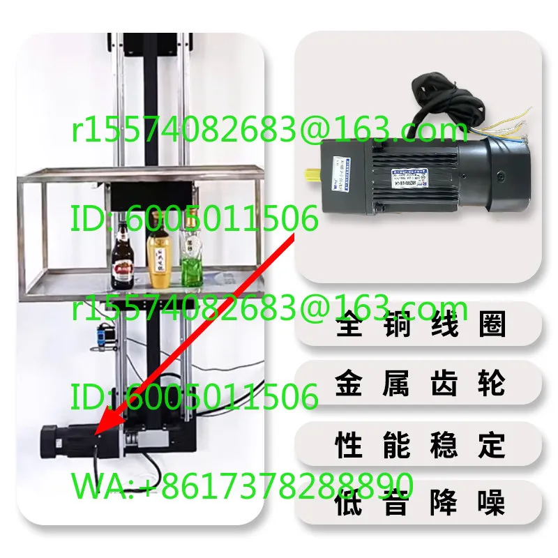 Special motor for vegetable transfer ladder lifting 250W single-phase 6RK250RGU/three-phase 6RK250GU-SFM