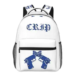 Crip Official Bagpack Backpacks Boys Girls Bookbag Children School Bags Cartoon Laptop Rucksack Shoulder Bag Large Capacity