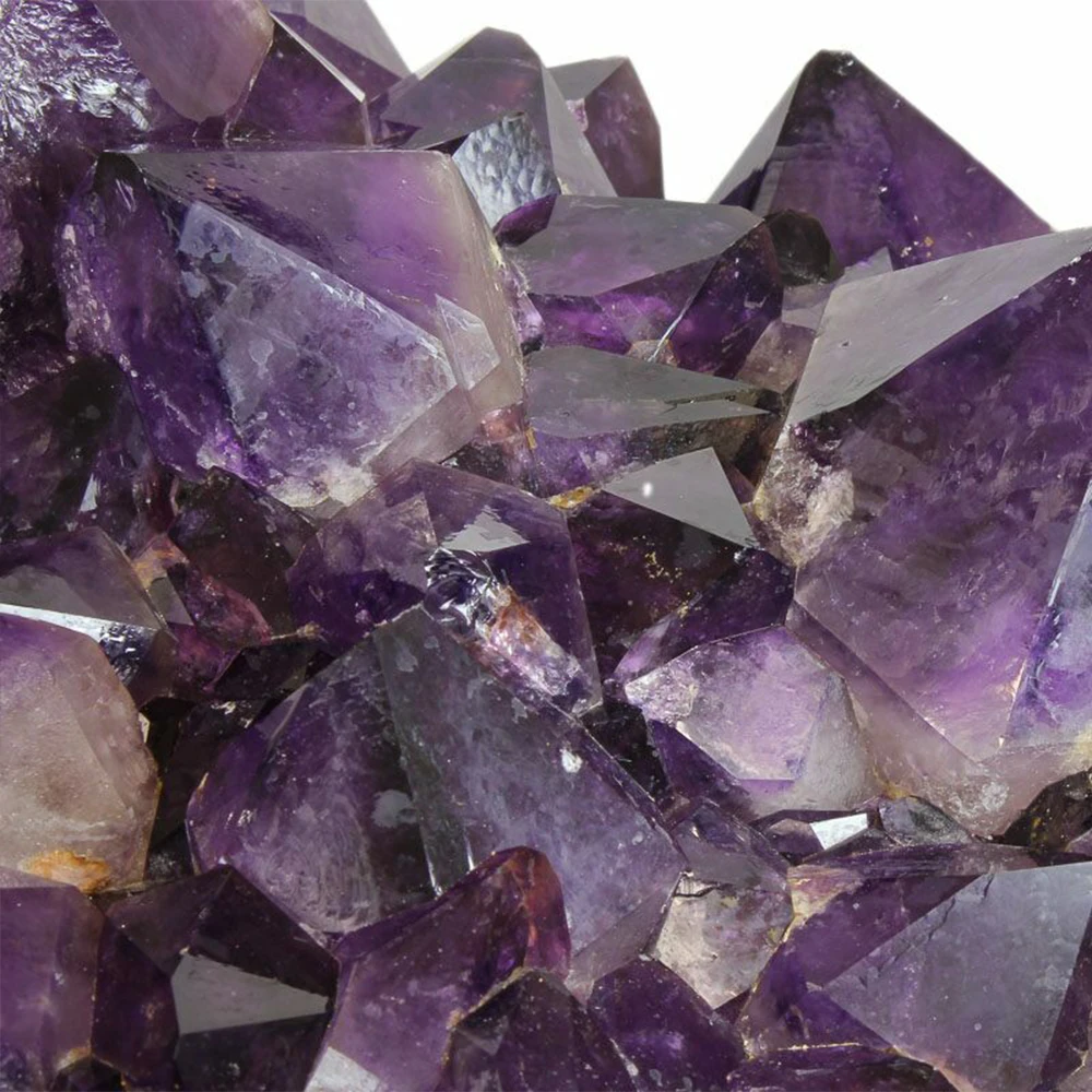 Imagem -05 - Pedra de Quartzo Roxo Irregular Aglomerado de Ametista Natural Nigéria Varinha de Ponto Aleatório Cristal Mineral Decoração do Quarto Artesanato Cura Energética