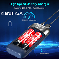 Klarus K2A  3 in 1 Smart Battery Charger Power Bank Battery Holder LED Display Smart Charger for 21700 20700 ,