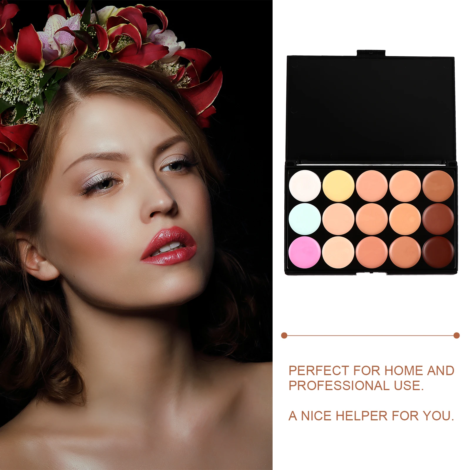 2 pezzi fondotinta correttore 15 tonalità colore sotto gli occhi forniture per il trucco del viso FaceBruise crema impermeabile LongWear