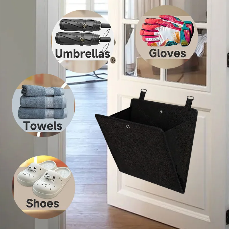 Wand- und Türhängetasche ohne Bohren, multifunktionales Aufbewahrungsregal für Kleinkram im Haus, Wohnheim oder Schuhschrank