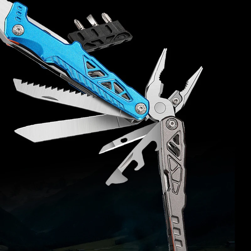 Outdoor Portable EDC Multifunctional Tactical Axe Folding Pliers Car Emergency Window Breaking Survival Tool