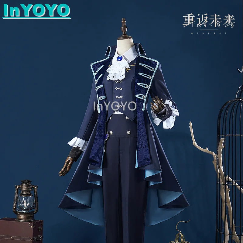 InYOYO Vertin Cosplay Reverse:1999 Costume Game Suit Fashion Handsome Uniform Role Play Halloween Party Outfit Women XS-3XL New