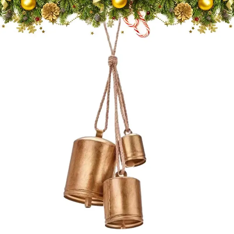 

Christmas Cow Bells Rustic Brass Hanging Cow Bells Antique Bells Ornaments For Home Garden Crafts Christmas Decorations 2023