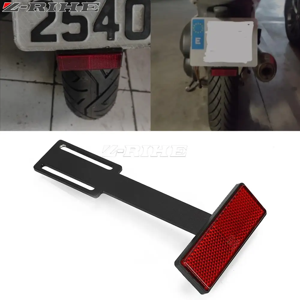 DR650S/SE Motorcycle License Plate Holder Parts Extend Tail Reflector For Suzuki DR650S DR650SE 1996-2023 DR650 S SE 2022 2021