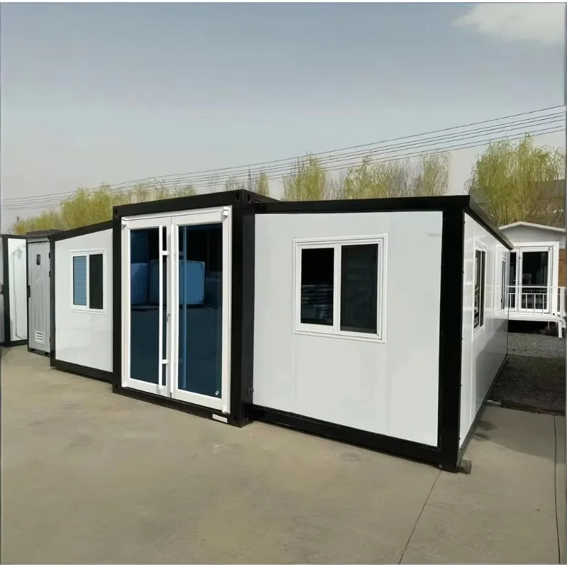 منازل حاويات قابلة للتوسيع مخصصة رائجة البيع مناسبة للفنادق السكنية ومنازل الحاويات الجاهزة