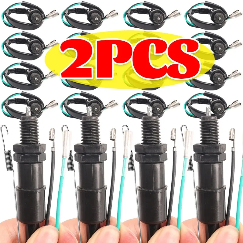 

Задний стоп-сигнал для мотоцикла, переключатель тормозного датчика, провод в сборе для пит-байка, квадроцикла, картинга, скутера, запасные части, аксессуары