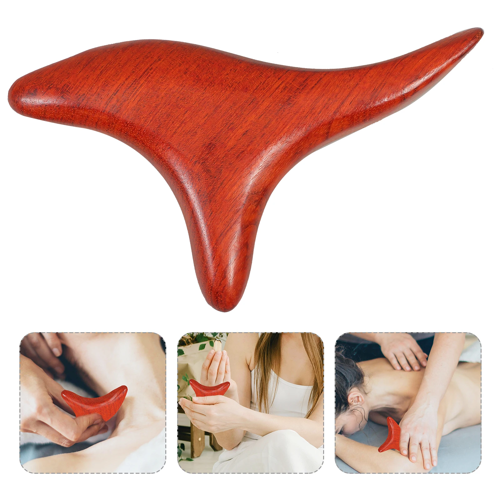 

2 Pcs Wooden Massager Roller Home Office Hand Tool Bamboo Legs Arms Back Neck Waist Acupressure Trigger Pain Relief Body Care