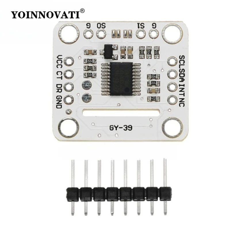 GY-39 BME280+MAX44009 Sensor Module for Smart Agriculture - Soil Monitoring,UART/I2C Output,Compatible with Raspberry Pi ESP32