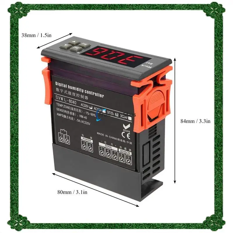 Adjustable Humidification, Dehumidification Fully Automatic Temperature Control Built-Inhumidity Calibration Function