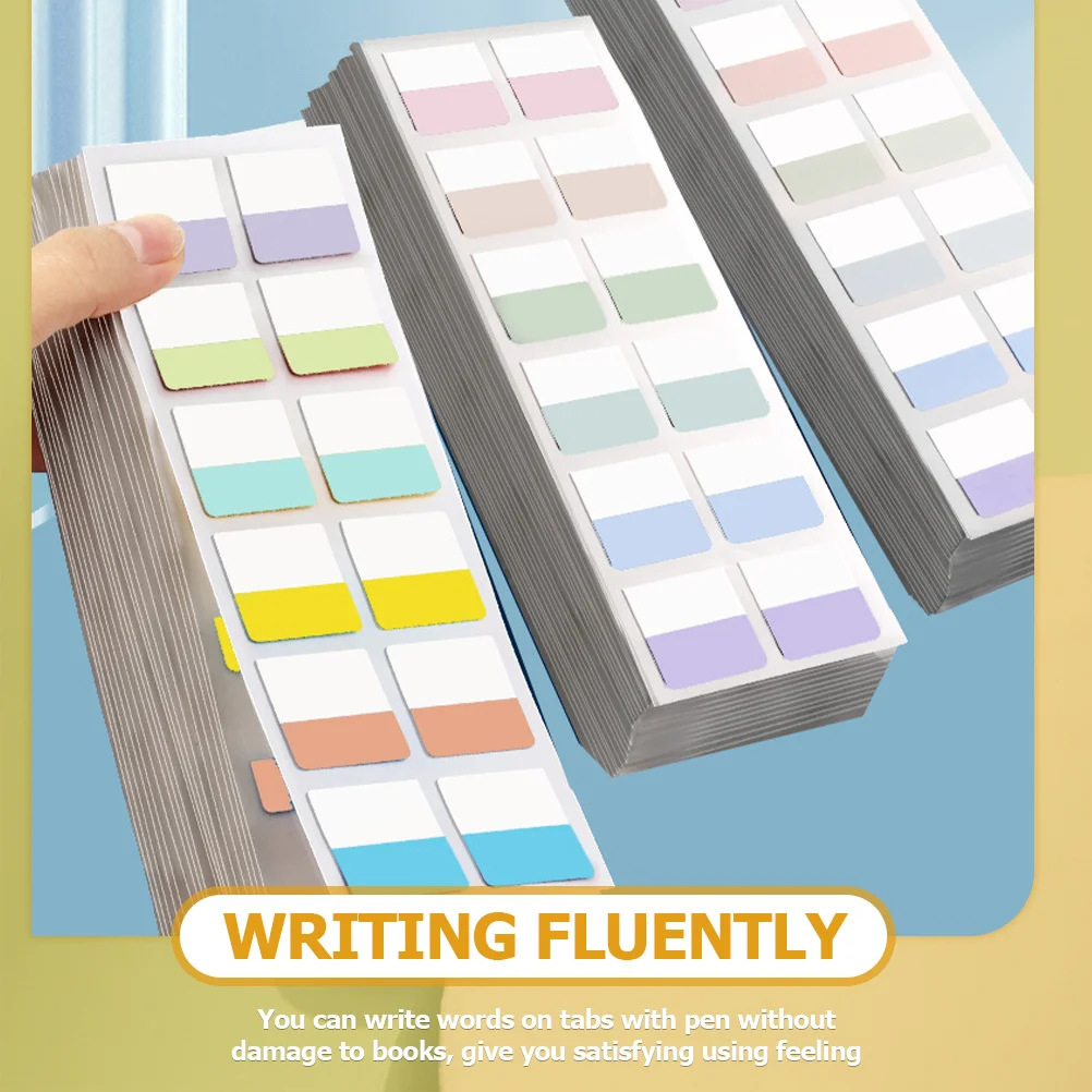 300 قطعة علامات تبويب مؤشر لزجة علامات الصفحة الملونة علامات تبويب الكتب سهلة التقشير قابلة لإعادة موضعها لمكتب المدرسة المنزل تسليط الضوء على الملفات