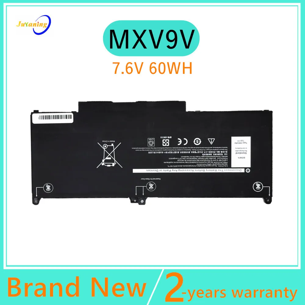 

Laptop Battery For Dell Latitude 13 5300 5310 2-in-1 7300 7400 Series MXV9V 7.6V 60WH