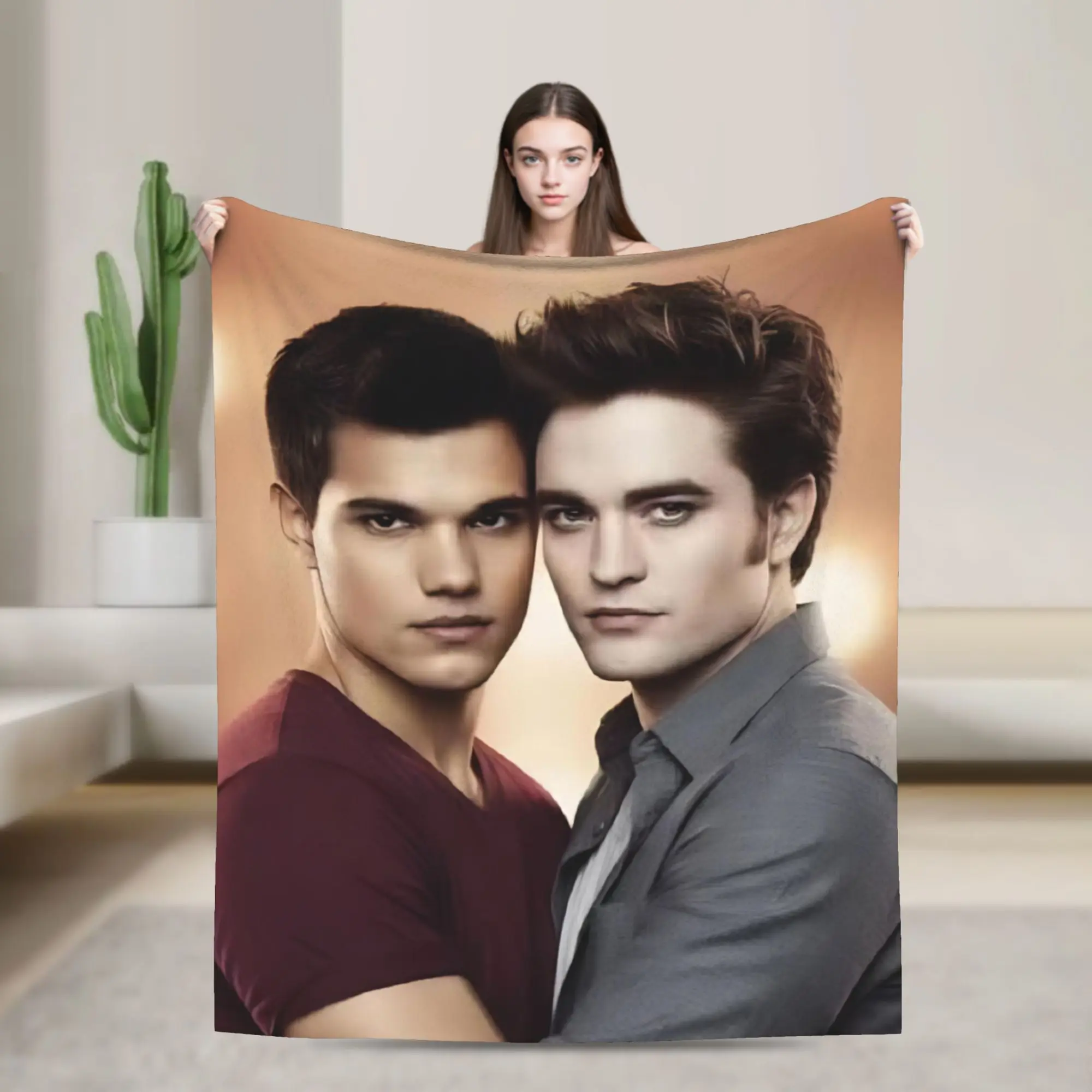 Vintage Twilight Meme Flannel Blanket  Awesome Throw Blankets for Home Hotel Sofa  200x150cm Rug Piece,