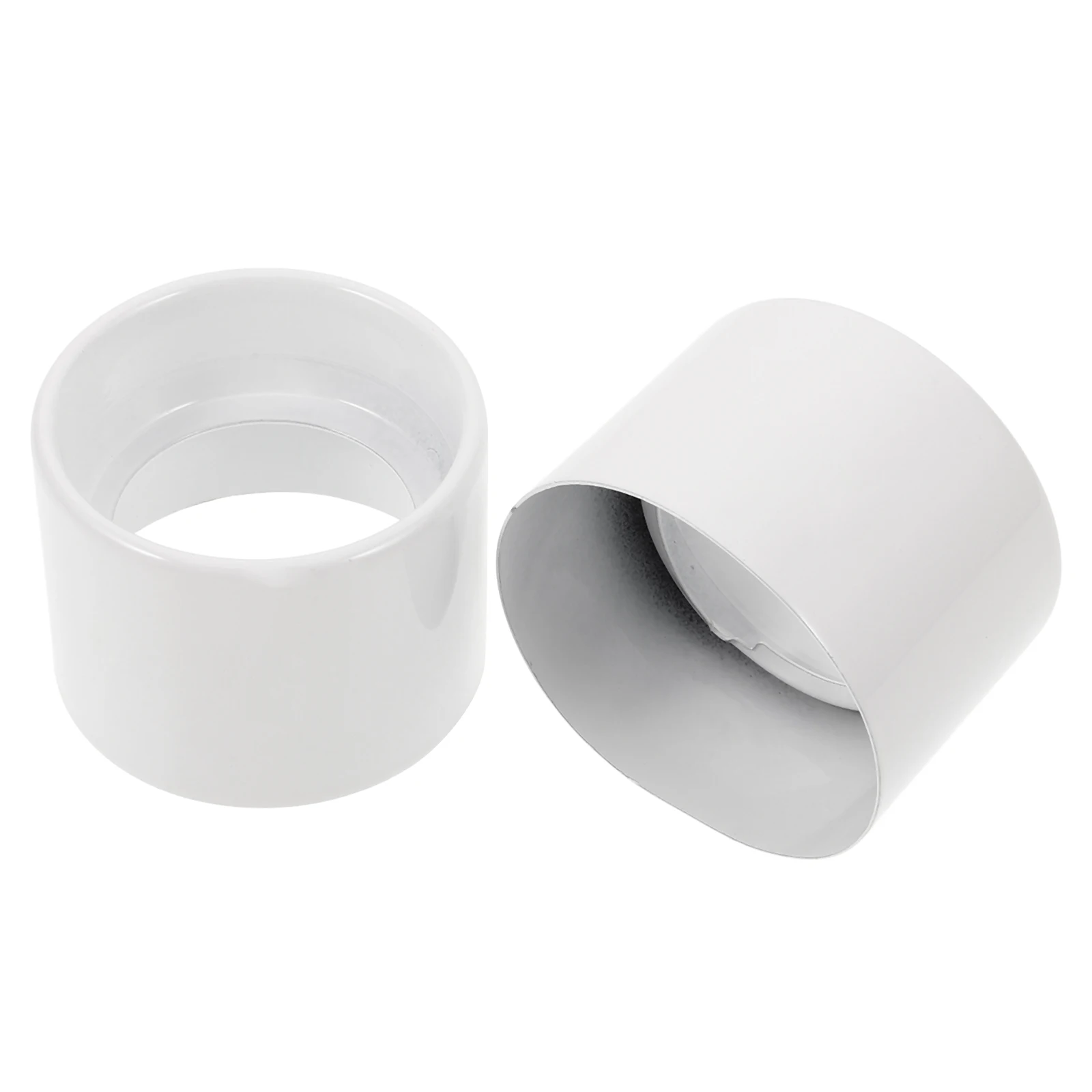 

2pcs Metal Lamp Shade Ring for 1-1/2 Inch E26 E27 Ceramic Sockets Nickel Finish Iron Material Light Socket Shade Retainer Mount