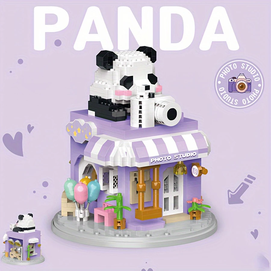 

Panda Photo studio building blocks, balloon decorations, beautiful table arrangements, gifts for family and friends.