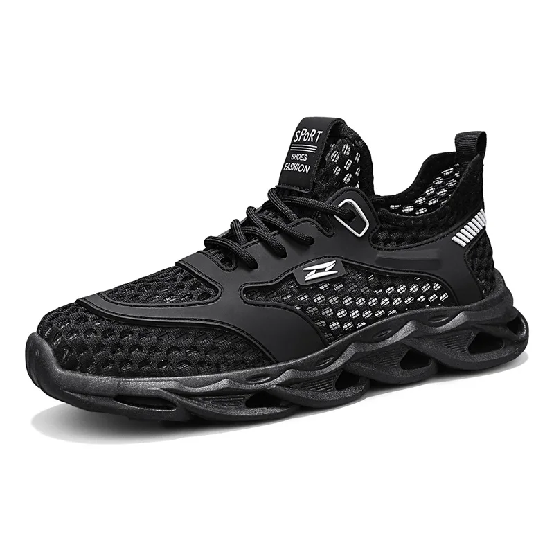 

Summer new breathable fly woven fashionable casual shoes, motorcycle men's versatile sports running shoes