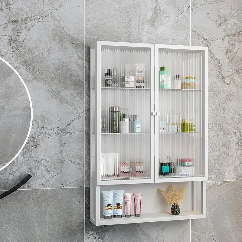 

Narrow Organizer Vanity Storage Over Toilet Simple Home Furniture Shelves Modern Makeup Jewelry Multipurpose Space Saving