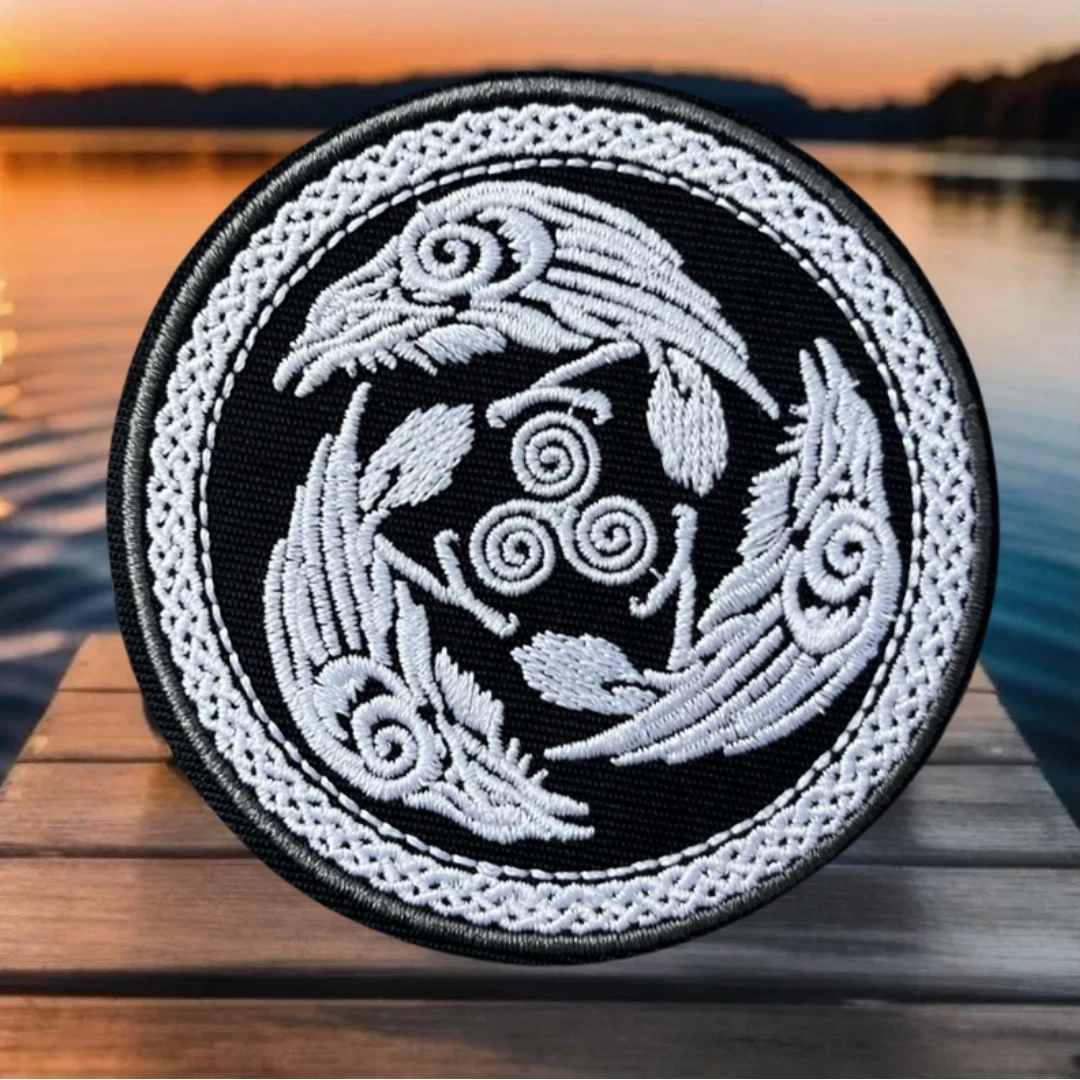 

"Scandinavian Symbol" Chevron Morale Badge Tactical Embroidered Hook Patches for Clothing Military Army Armband Backpack Sticker