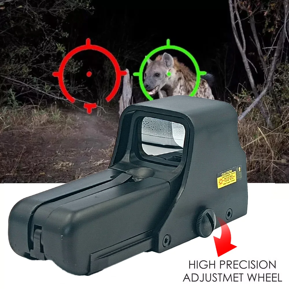 552 Red Green Dot Holographic Sight Scope Hunting Reflex Sight Riflescope 20mm Mount Airsoft Gun Rifle Hunting