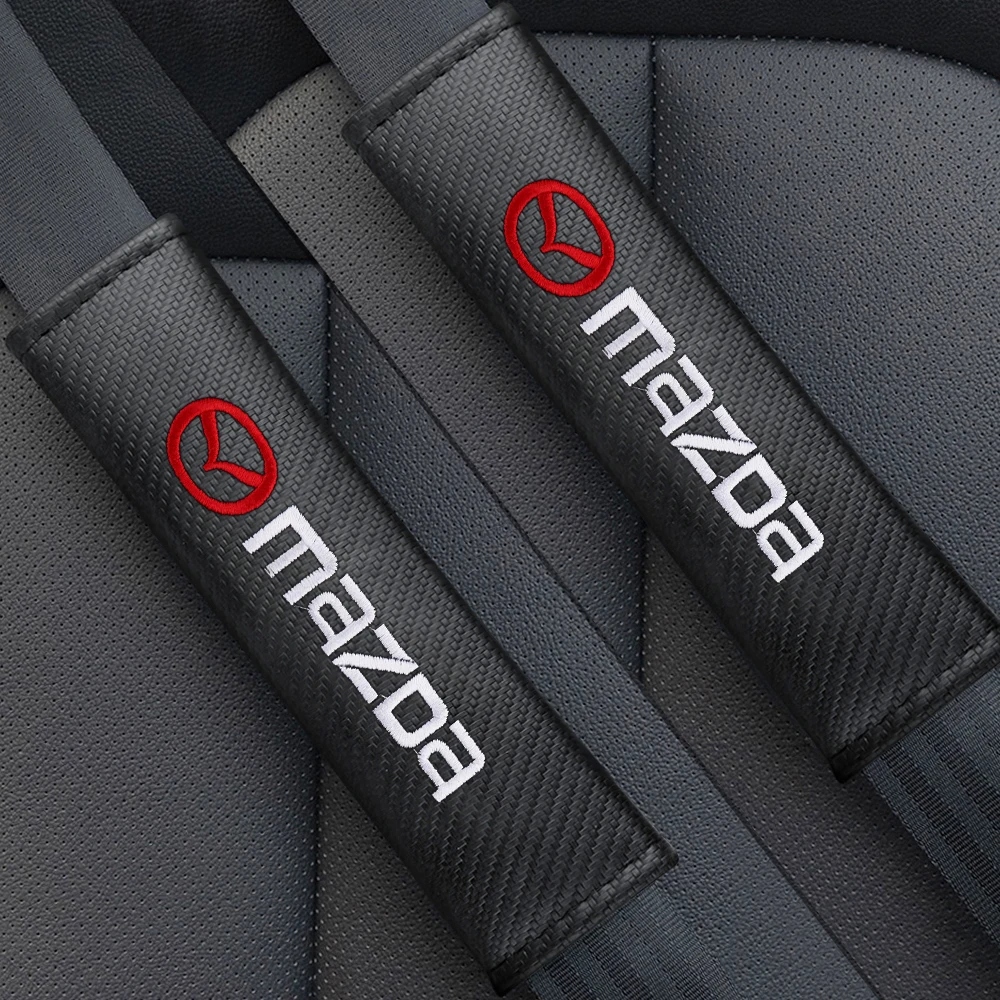 1/2 pçs cinto de segurança do carro algodão cinto protetor ombro capa para mazda 3 cx5 6 2 cx3 cx30 MX-5 RX-8 gj gh axela ms demio 323