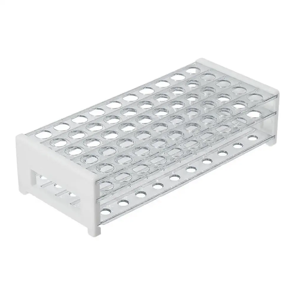 

Plastic Test Tube Rack or 15/18 mm Tubes, Hole Diameter is 18.7mm, Holds 50, Detachable, Karter Scientiic 208U7 (Pack o 10)