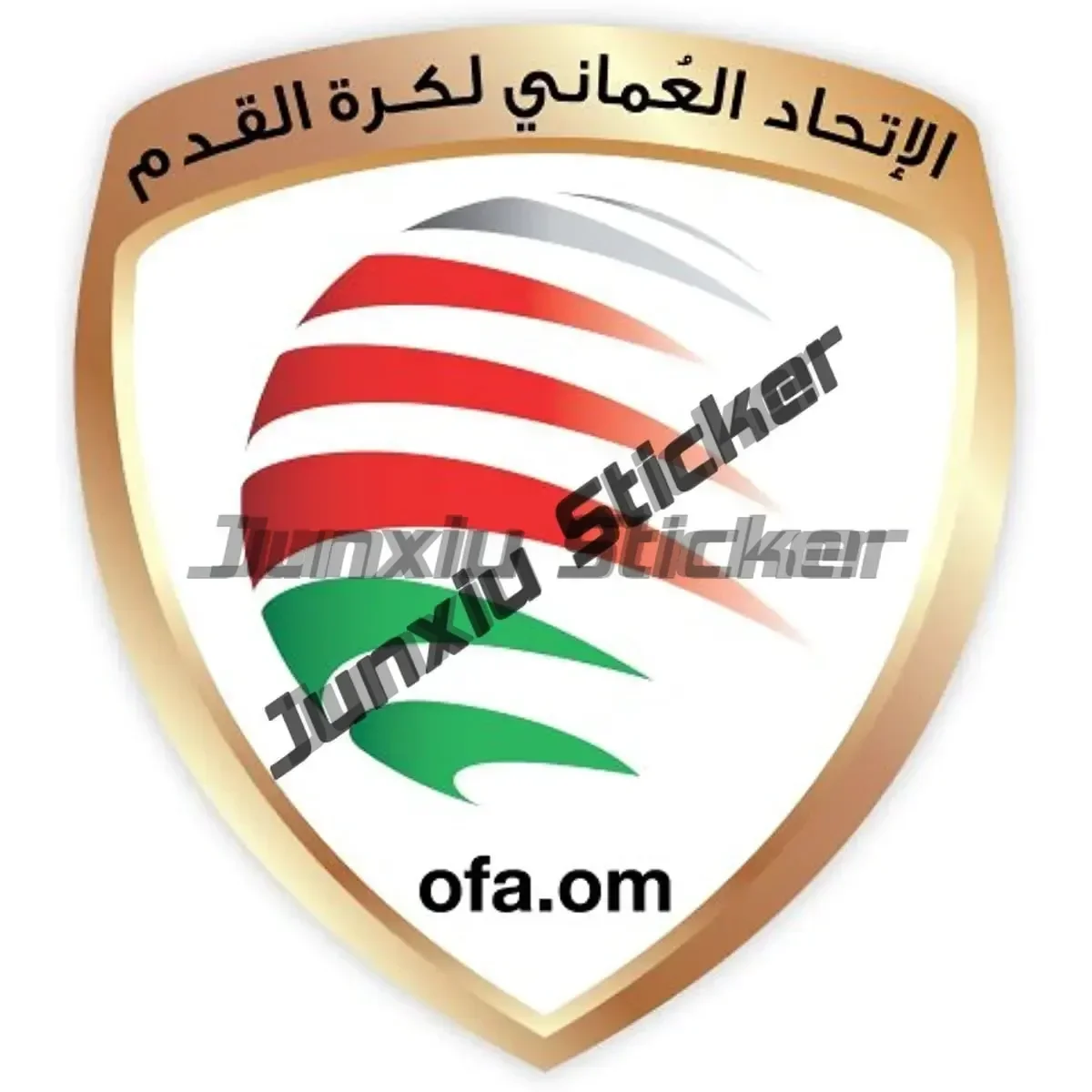 عمان الشارات OM عمان العلم القراصنة ملصق المنزل فخر السفر ملصقات للسيارات شاحنة فان الوفير نافذة الكمبيوتر المحمول كوب الجدار الغراء ملصق #2