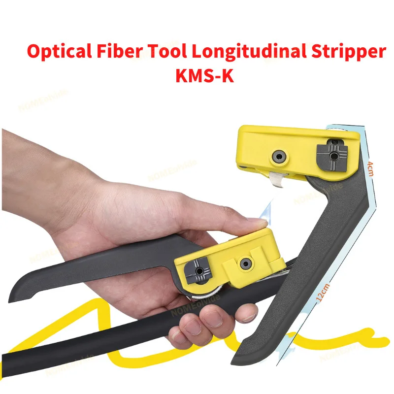 Free shipping Optical Fiber Tool Longitudinal Stripper KMS-K Cable Jacket Slitter Cable Sheath Cutter FTTH Convenient Handheld