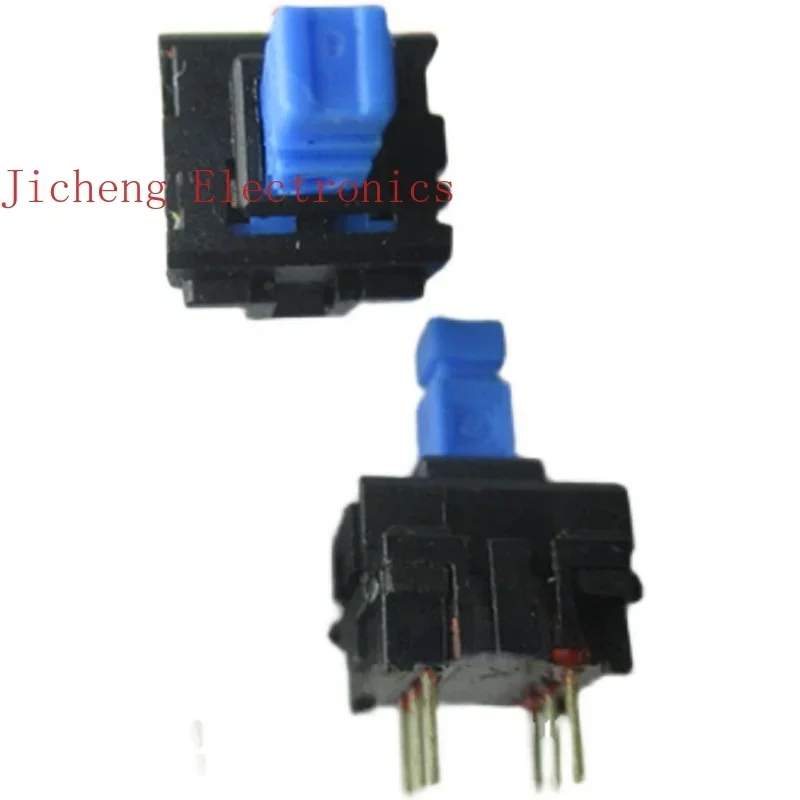 10PCS IMPORTED SELF-LOCKING BUTTON 10X10X15MM TWO-WAY 6-PIN  SWITCH 10*10*15MM
