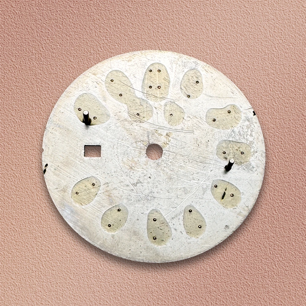 24.5mm High Quality S Logo Dial Suitable For NH05 Movement Green Luminous Ladies' Watch Modification Accessories