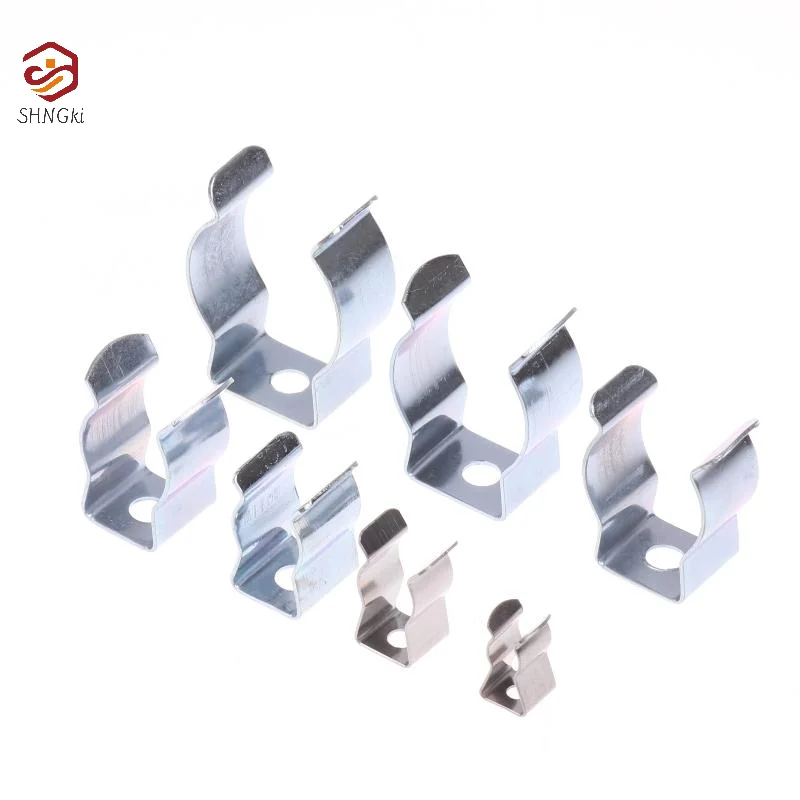 5Pcs Heavy Duty Narrow Base Tool Spring Clips Heavy Duty Tool Storage Hangers For Garages Sheds Hardwares