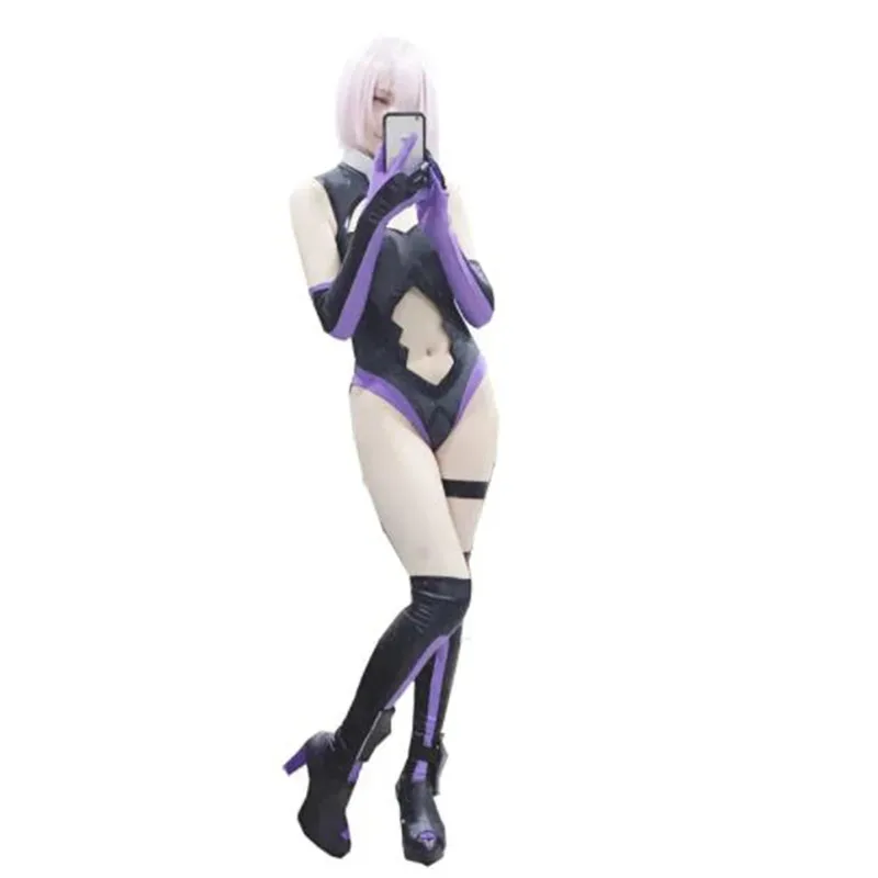 

2025 Anime Fate Grand Order Mash Kyrielight Sexy Uniform Cosplay Costume For Halloween